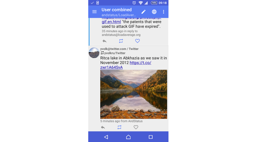 Light theme on Smartphone